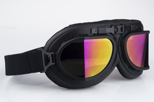 Lunettes de sport réglables de style rétro Lunettes de vélo et de moto à la mode avec sangle