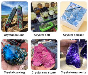 Nieuwe Stijl Natuurlijke Kristal Genezende Energie Amethist Steen Schnauzer Puppy-Vormige Epoxyhars Kristallen Chips Ambachten Mascotte Voor Dec - Product Image 6