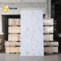 Panneaux muraux en PVC marbré sur mesure, design artisanal moderne, haute brillance, ignifuges, antistatiques, pour la décoration d'hôtels et de maisons
