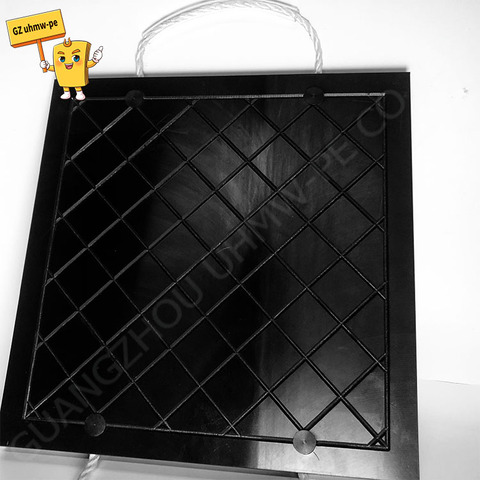 High Impact Strength Non-Slip UHMWPE Outrigger Pads Custom Size ISO9001 Certified with Cutting Service
