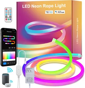CL Lighting E-commerce Supplier IR APP Wifi Sync Smart Control Soft Flexible Neon Led Strip Lights