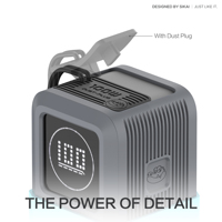 Étui de protection en silicone SIKAI pour batterie externe UGREEN 100W 12000mAh, résistant aux chocs, pour voyages en plein air