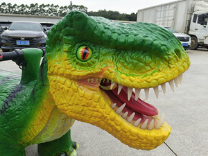 Amusement Playground Coin Operation Children Kids Racing Game Cartoon Dinosaur Battery Ride Car - Product Image 5