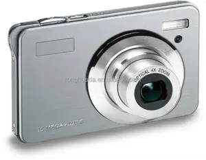 La più recente fotocamera digitale con zoom ottico 4X da 15Mega pixel con display da 2.7 pollici, videocamera digitale multifunzione anti-vibrazione