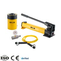 Cylindre hydraulique à piston creux 20T de haute qualité pour l'entretien intensif avec pompe manuelle