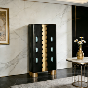 ตู้เก็บของห้องนั่งเล่น<span class=keywords><strong>ไม้</strong></span>จริงสไตล์โมเดิร์นหรูหรา ดีไซน์ประหยัดพื้นที่ พร้อมพื้นที่จัดเก็บขนาดใหญ่ เฟอร์นิเจอร์ห้องนั่งเล่น - Product Image 2