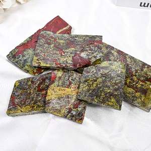 Venta al por Mayor de Losas de Sangre de Dragón Talladas a Mano, de Alta Calidad, Estilo Bohemio, Forma Irregular, Decoración para el Hogar - Product Image 5