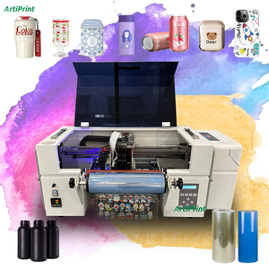 Artiprint自动DX7 A3/A4紫外发光二极管平板卷对卷打印机，用于在平面上粘贴光滑的硬质材料 - Product Image 1