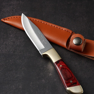 Multifunktion ales hand gehaltenes Fleisch-und Obst messer Schmieden Kupfer kopf <span class=keywords><strong>Mongolian</strong></span> Design Metzger messer für Grillen oder Camping im Freien - Product Image 3