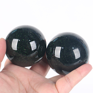 Hot Sale Nature Heling <b>Crystal</b> Energy <b>Ball</b> Green Sand Sphere for Home Decoration - Product Image 6