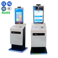 Quiosco de Autoregistro Interior para Hoteles, Quiosco Comercial con Cámara SDK, Terminal Táctil Interactivo, Máquina de Gestión de Colas para Hoteles