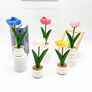 Bonsaï de pavot artificiel Paulon 10cm-30cm, plante en pot en mousse plastique, décoration de mariage et de maison - Product Image 1