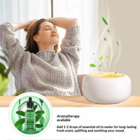 Diffuseur d'huiles essentielles coloré, purificateur d'air intérieur, diffuseur de parfum portable pour le bureau et le lieu de travail