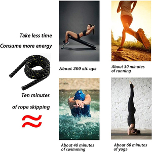 Tổng số cơ thể tập luyện sức mạnh đào tạo cải thiện sức mạnh xây dựng cơ bắp người đàn ông Phụ nữ trọng nhảy dây nặng nhảy dây - Product Image 3