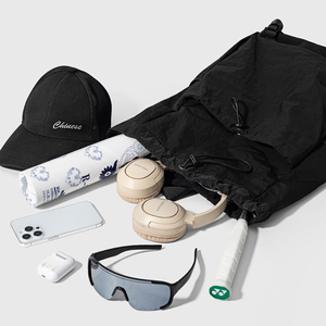 Lightweight Travel <b>Backpack</b> Gym <b>Drawstring</b> Bag Outdoor Sports <b>Drawstring</b> Tennis Badminton Bags Casual Sports <b>Backpacks</b> - Product Image 2