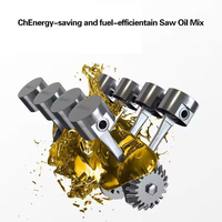 Tronçonneuse à essence multifonctionnelle industrielle compacte et portable haute puissance pour bricolage, avec guide-chaîne de 520 mm et moteur de 120 cm³, pour l'abattage d'arbres et le jardinage