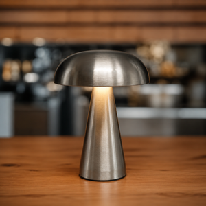 <span class=keywords><strong>Lampe</strong></span> de table sans fil Hotsale en métal doré nordique, forme champignon, avec contrôle tactile et 3 couleurs de lumière, pour décoration moderne de la maison - Product Image 1