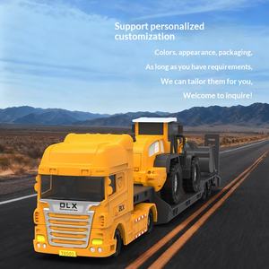 รถแทรกเตอร์บูลโดเซอร์แบบแบน ขนาด 22 ซม. ทำจากซิลิโคน TPE ของเด็ก ยี่ห้อ Onr ของเล่นจำลองรถบรรทุกสำหรับเด็กผู้ชาย - Product Image 1