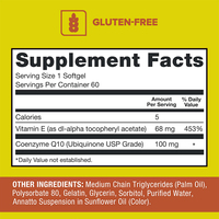 Coenzyme Q10 en gélules molles 400 mg, soluble dans l'eau, Ubiquinol en vrac, antioxydant pour adultes et seniors