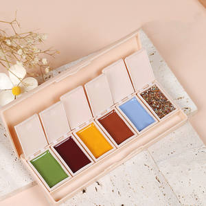 Set de Esmalte de Gel al por Mayor, Nuevo Set de 6 Colores de Pintura de <span class=keywords><strong>Uñas</strong></span>, Gel Sólido, Esmalte <span class=keywords><strong>Semipermanente</strong></span>, Paleta de Esmalte de Gel Sólido - Product Image 5