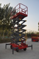 Elektrikli makaslı kaldırma 4-16m hava platformu 6m 8m 10m 12m 14m Skylift mobil kaldırıcı iskele hidrolik makaslı kaldırma fiyatı