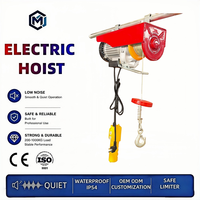 Palans électriques européens antirouille IP54 légers certifiés CE 110V60Hz pour usine, ferme, atelier, grue