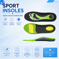 Semelles de sport de haute qualité, absorption de la transpiration, soutien de la voûte plantaire élastique, semelles de sport pleine longueur