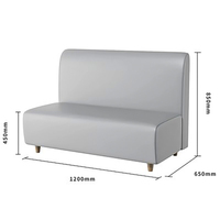 Ensembles de mobilier de café style nordique en gros, tables et chaises de restaurant commercial, tables à manger en fer pour café