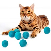 Kandang Felt Kreatif untuk Semua Musim, Kandang Kucing Berbulu Semi-tertutup Dapat Dicuci