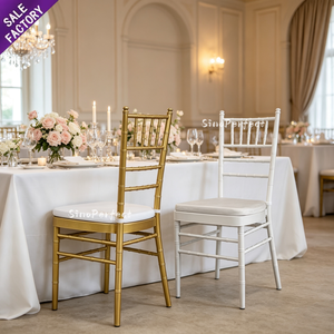 Compre al por Mayor Sillas Tiffany Chiavari Blancas de Metal para Bodas y Comedor - Product Image 1