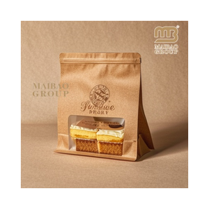 Lata <span class=keywords><strong>de</strong></span> estaño Kraft pan largo francés Baguette Caterpillar pan tostado galletas pastel galleta bolsa <span class=keywords><strong>de</strong></span> embalaje con ventana, bolsa <span class=keywords><strong>de</strong></span> pan <span class=keywords><strong>de</strong></span> comida - Product Image 2