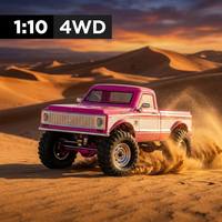 Système Intégré FOC RGT 136100PRO Voiture RC Professionnelle 1:10 GPS Pièces Métalliques CNC à 75% LCG Rock Crawler Chargeur pour Vente en Gros