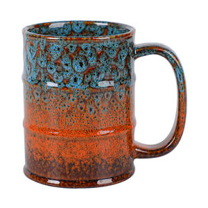 Four à Offre Spéciale grande capacité tasses à eau essence pétrolière 55 gallons tambour à huile tasses à café en forme de baril d'huile tasse à bière en céramique - Product Image 6