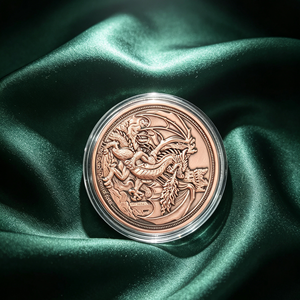 Barra de cobre de 1 onza con alto relieve para regalo - Product Image 4