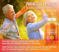 Aeglewell OEM Vitamine C Energie Gummies VC Supplement Dagelijkse Immuunversterker Vitamine C 60 stuks Gummies
