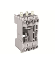 Disyuntor ABB MCCB Original XT4 PHR/VR 3P 1SDA068197R1, Pieza Fija Enchufable para Disyuntor TMAX Trifásico con Parte Trasera