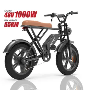 Бесплатная доставка V9 G60 Электрический велосипед для взрослых с толстыми шинами, аккумулятор 48 В 15 А/ч, двигатель 1000 Вт, городской Электрический электровелосипед