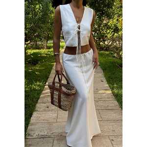 ชุดทีมสตีลลанаสีขาวสำหรับผู้หญิง - Product Image 5