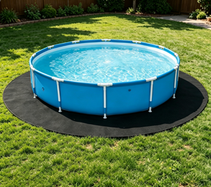 Tapis de protection en feutre pour <span class=keywords><strong>piscine</strong></span>, anti-perforation, antidérapant, pour <span class=keywords><strong>piscine</strong></span> hors sol - Product Image 2
