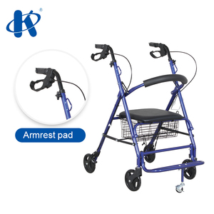 China Fabrik Kaiyang KY9148L Pädiatrischer Rollator Aluminium Bariatrischer Bester Rollator-Gehhilfe für Behinderte Orthopädischer Outdoor-Rollator - Product Image 3