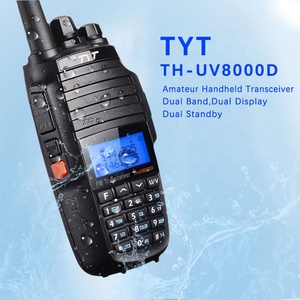 Mariosourcing TYT <span class=keywords><strong>th</strong></span> Uv8000d 10วัตต์วอล์คกี้ทอล์คกี้ข้ามแบนด์ readapter 3600mAh แบตเตอรี่10กม. Thuv8000d วิทยุสองทาง - Product Image 3