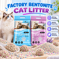 Expédition en gros 4KG Litière pour chat en bentonite écologique 3S Agglomération rapide Sans poussière Contrôle des odeurs pour commandes en conteneur