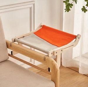 Solid Wood Rectangle Window Hammock Nest Bed Cave Luxury Classic Cartoon All Seasons Universal High Durability Comfort - Product Image 6