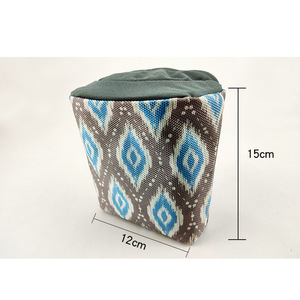 Bolsa de cintura para entrenamiento de mascotas, patrón geométrico, tela Oxford, impermeable, capacidad de 1 kg para golosinas para perros - Product Image 2