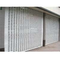 Puertas Enrollables de Malla de Acero Inoxidable de Alta Calidad, Automáticas y Antirrobo, Puertas de Seguridad para Exteriores para Tiendas