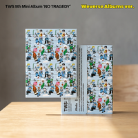 TWS 5º Mini Álbum 'NO TRAGEDY' Versión Weverse Albums CD Oficial de Kpop Coreano para Todas las Edades, Modelo PLD0824
