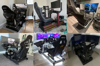 Offre Spéciale : Cockpit de Simulation de Course Langle en Aluminium – Simulateur de Conduite Commercial pour Intérieur, Simple et Économique