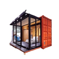 Conteneur extensible de luxe de 20 pieds, maisons de séjour préfabriquées