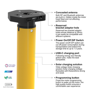 A-<span class=keywords><strong>OK</strong></span> AM25 Motor Tubular con Sensor Moderno y Batería Integrada, Compatible con Matter Smart <span class=keywords><strong>Home</strong></span>, Funciona con HomeKit y <span class=keywords><strong>Google</strong></span> - Product Image 4