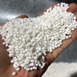 Bahan plastik putih PVC lembut granule kelas injeksi produsen menerima disesuaikan